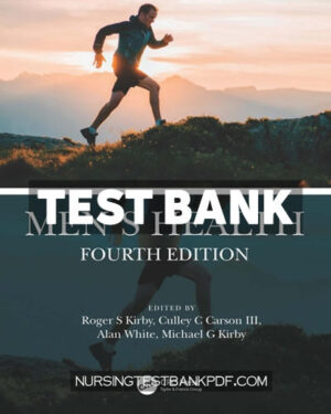 Test Bank for Mens Health 4e 1st Edition by CRC Press