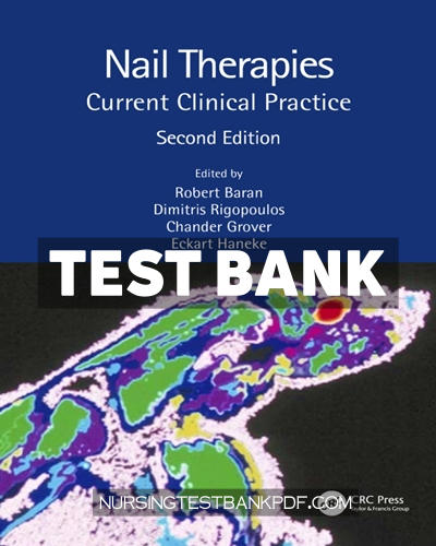 9781000367027-TEST-BANK Test Bank for Nail Therapies 2nd Edition by CRC Press