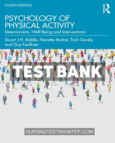 9781000367553-TEST-BANK Test Bank for Psychology of Physical Activity 4th Edition by Biddle