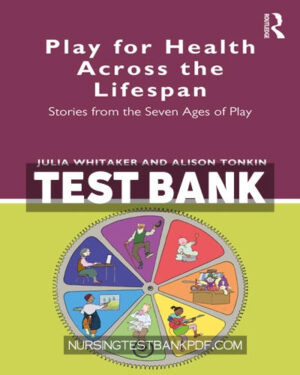 Test Bank for Play for Health Across the Lifespan 1st Edition by Whitaker