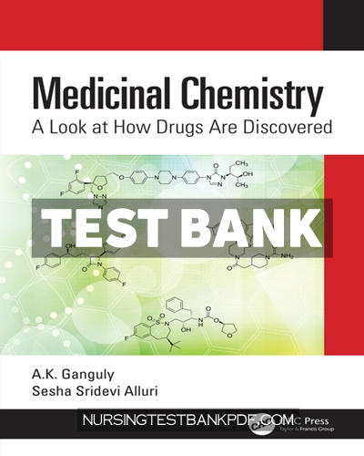 9781000437287-TEST-BANK Test Bank for Medicinal Chemistry 1st Edition by Ganguly