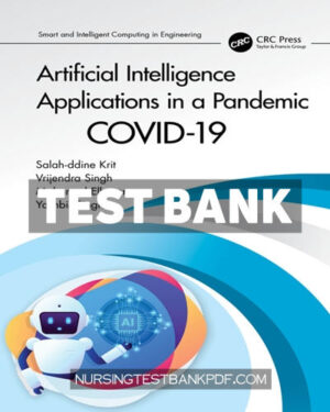 Test Bank for Artificial Intelligence Applications in a Pandemic 1st Edition by CRC Press