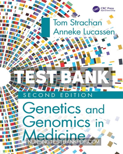 9781000579376-TEST-BANK Test Bank for Genetics and Genomics in Medicine 2nd Edition by Strachan