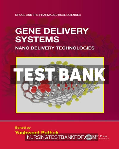 9781000594799-TEST-BANK Test Bank for Gene Delivery 1st Edition by CRC Press