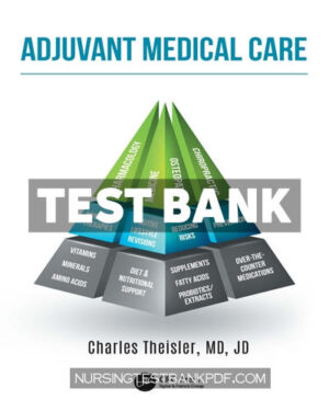 Test Bank for Adjuvant Medical Care 1st Edition by Theisler