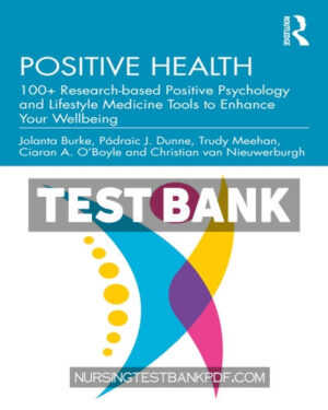 Test Bank for Positive Health 1st Edition by Burke