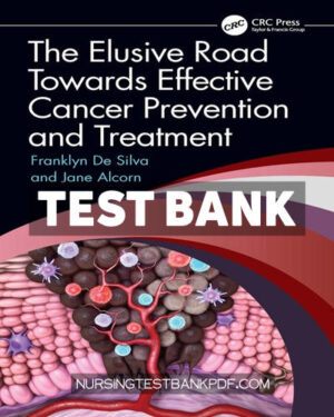 Test Bank for The Elusive Road Towards Effective Cancer Prevention and Treatment 1st Edition by De Silva