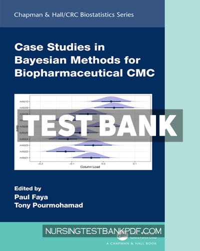 9781000824865-TEST-BANK Test Bank for Case Studies in Bayesian Methods for Biopharmaceutical CMC 1st Edition by CRC Press
