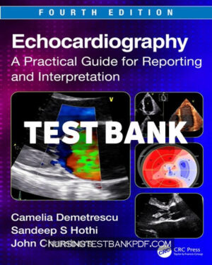 Test Bank for Echocardiography 4th Edition by Demetrescu