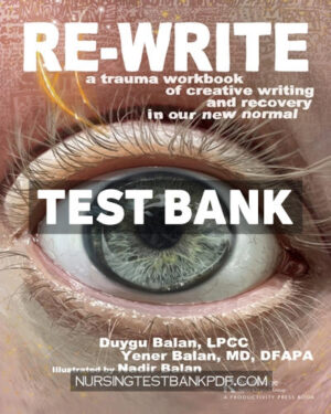 Test Bank for Re Write 1st Edition by Balan