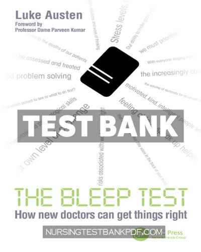 9781000872415-TEST-BANK Test Bank for The Bleep Test 1st Edition by Austen