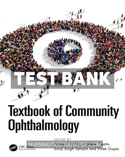 9781000955705-TEST-BANK Test Bank for Textbook of Community Ophthalmology 1st Edition by Vashist