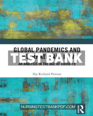 Test Bank for Global Pandemics and International Law 1st Edition by Pavone