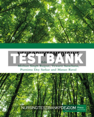 Test Bank for NeuroPhytomedicine 1st Edition by CRC Press