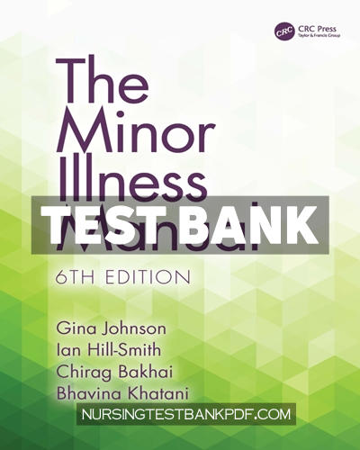 9781003856252-TEST-BANK Test Bank for The Minor Illness Manual 6th Edition by Johnson