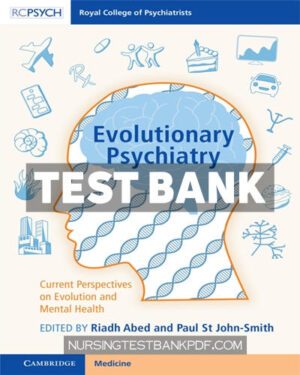 Test Bank for Evolutionary Psychiatry by Abed