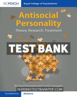 Test Bank for Antisocial Personality by Howard