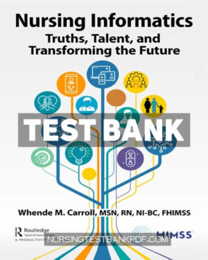 Test Bank for Nursing Informatics 1st Edition by Carroll