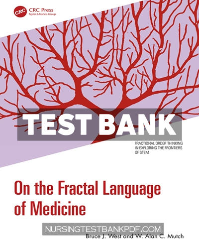 9781040089149-TEST-BANK Test Bank for On the Fractal Language of Medicine 1st Edition by West