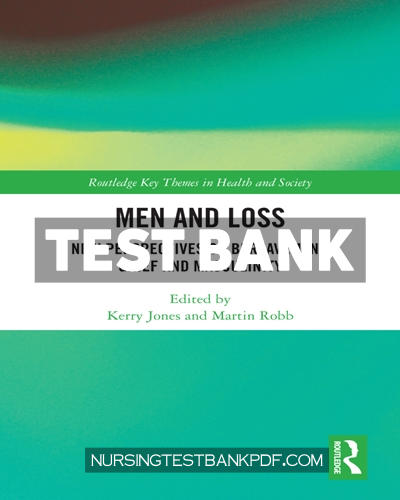 9781040092002-TEST-BANK Test Bank for Men and Loss 1st Edition by CRC Press