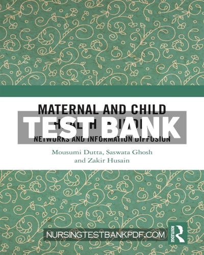 9781040093405-TEST-BANK Test Bank for Maternal and Child Health in India 1st Edition by Dutta