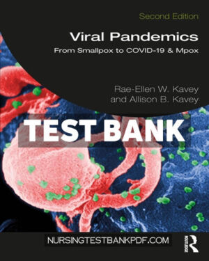 Test Bank for Viral Pandemics 2nd Edition by Kavey