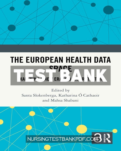 9781040227145-TEST-BANK Test Bank for The European Health Data Space 1st Edition by CRC Press