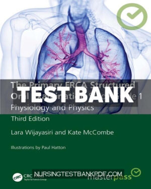Test Bank for The Primary FRCA Structured Oral Examination Study Guide 1 3rd Edition by Wijayasiri
