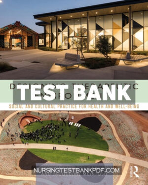 Test Bank for Designing Therapeutic Environments 1st Edition by Marques