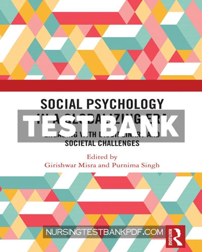 9781040328880-TEST-BANK Test Bank for Social Psychology in a Globalizing Era 1st Edition by Misra