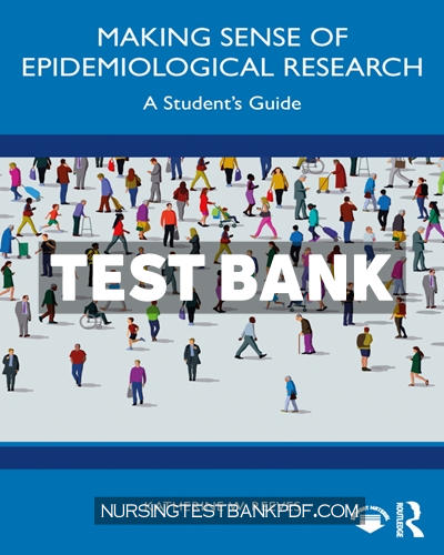 9781040382349-TEST-BANK Test Bank for Making Sense of Epidemiological Research 1st Edition by Reeves