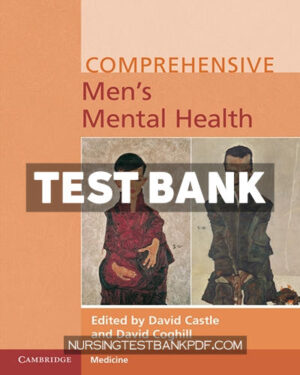 Test Bank for Comprehensive Mens Mental Health by Castle