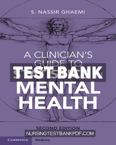 9781108889278-TEST-BANK Test Bank for A Clinicians Guide to Statistics in Mental Health 2nd Edition by Ghaemi