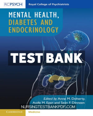 Test Bank for Mental Health Diabetes and Endocrinology by Doherty