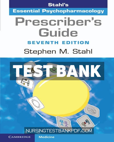 9781108915755-TEST-BANK Test Bank for Prescribers Guide 7th Edition by Stahl