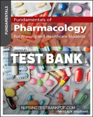 Test Bank for Fundamentals of Pharmacology 1st Edition by Wiley-Blackwell