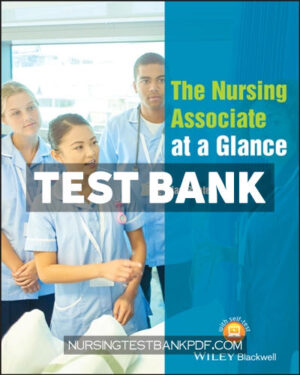Test Bank for The Nursing Associate at a Glance 1st Edition by Peate