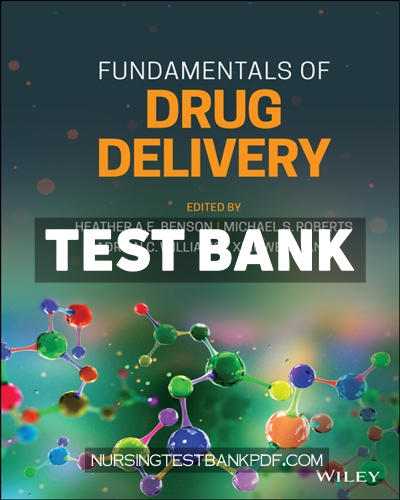 9781119769675-TEST-BANK Test Bank for Fundamentals of Drug Delivery 1st Edition by Wiley-Blackwell