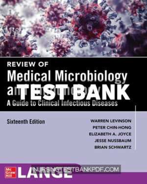 Test Bank for Review of Medical Microbiology and Immunology 16th Edition by Levinson