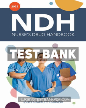 Test Bank for 2022 Nurses Drug Handbook 21st Edition by Jones & Bartlett Learning