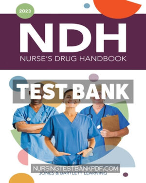 Test Bank for 2023 Nurses Drug Handbook 22nd Edition by Jones & Bartlett Learning