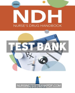 Test Bank for 2024 Nurses Drug Handbook 23rd Edition by Jones & Bartlett Learning