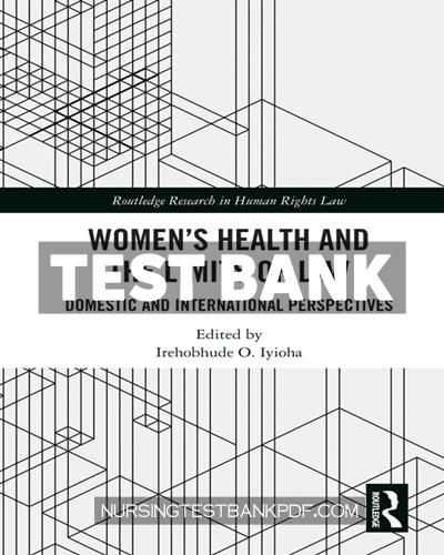 9781351002363-TEST-BANK Test Bank for Womens Health and the Limits of Law 1st Edition by CRC Press