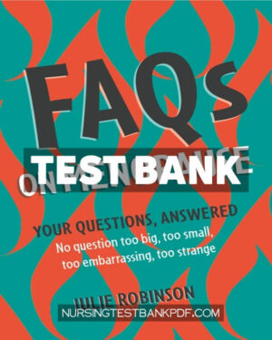 Test Bank for FAQs on Menopause by Robinson