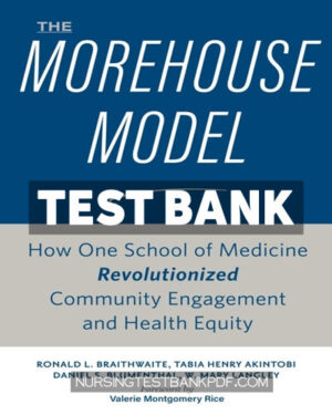 Test Bank for The Morehouse Model by Braithwaite