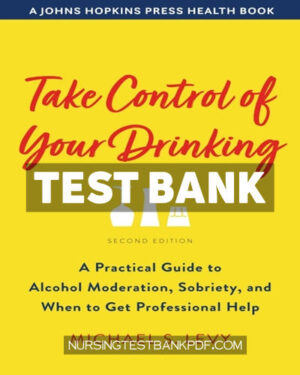 Test Bank for Take Control of Your Drinking 2nd Edition by Levy