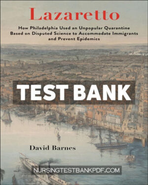 Test Bank for Lazaretto by Barnes