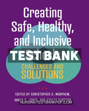 Test Bank for Creating Safe Healthy and Inclusive Schools by Morphew