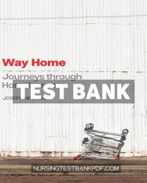 Test Bank for Way Home by Ensign
