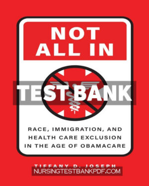 Test Bank for Not All In by Joseph